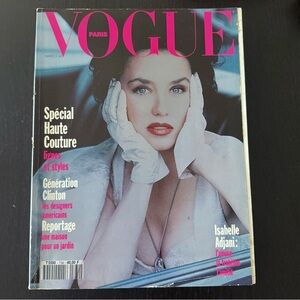 VOGUE Paris 734 March 1993 Bruni Moss Crawford Valletta